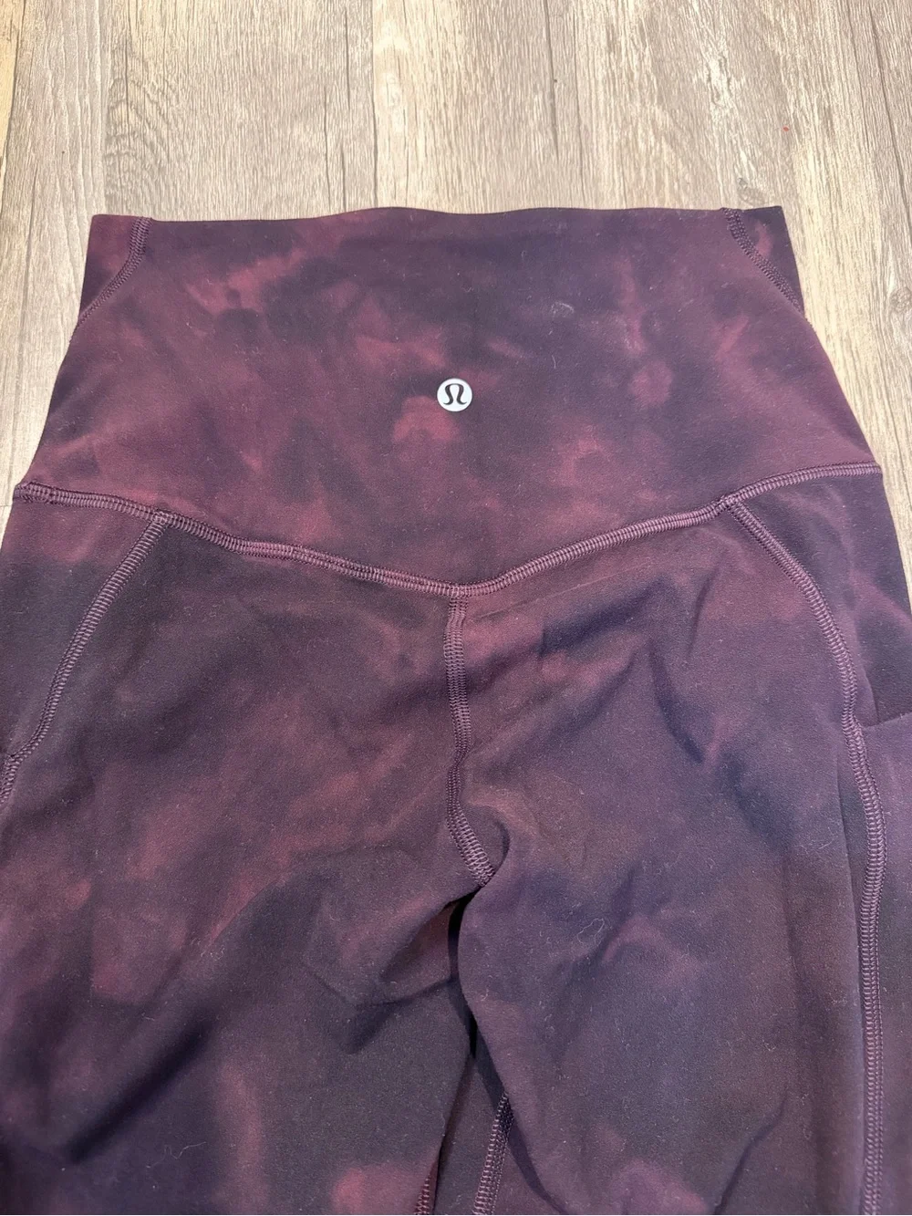 Lululemon Align Diamond Dye Leggings with Pockets 25” Inseam in Cassis Black